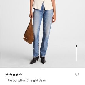 Madewell Classic Blue Straight Leg Jeans